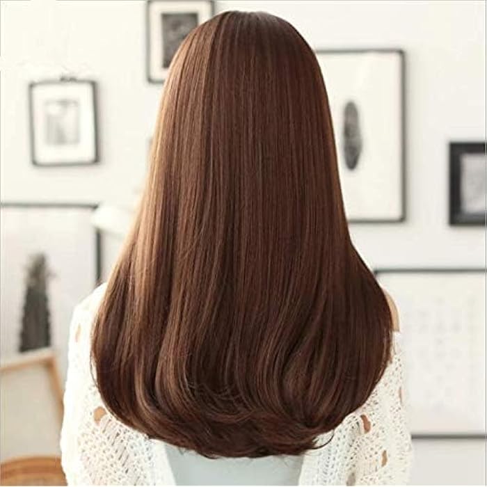 DILLARDS Fashion Female Micro Volume Long Fluffy Wig -Chocolate Colorc8162 - Image 4